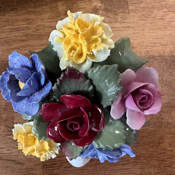 Aynsley Fine Bone China Floral Bouquet Arrangement Vintage English Porcelain - Picture 3 of 6